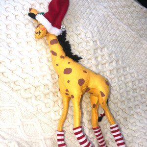 Annalee 2010 Christmas‎ giraffe Decoration collectible